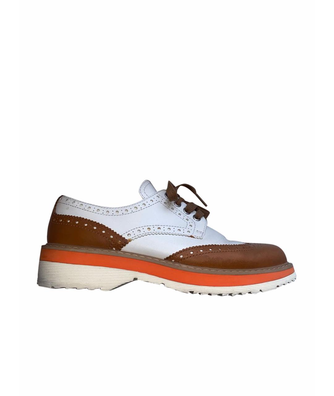 PRADA Мульти кожаные брогги и оксфорды, фото 1