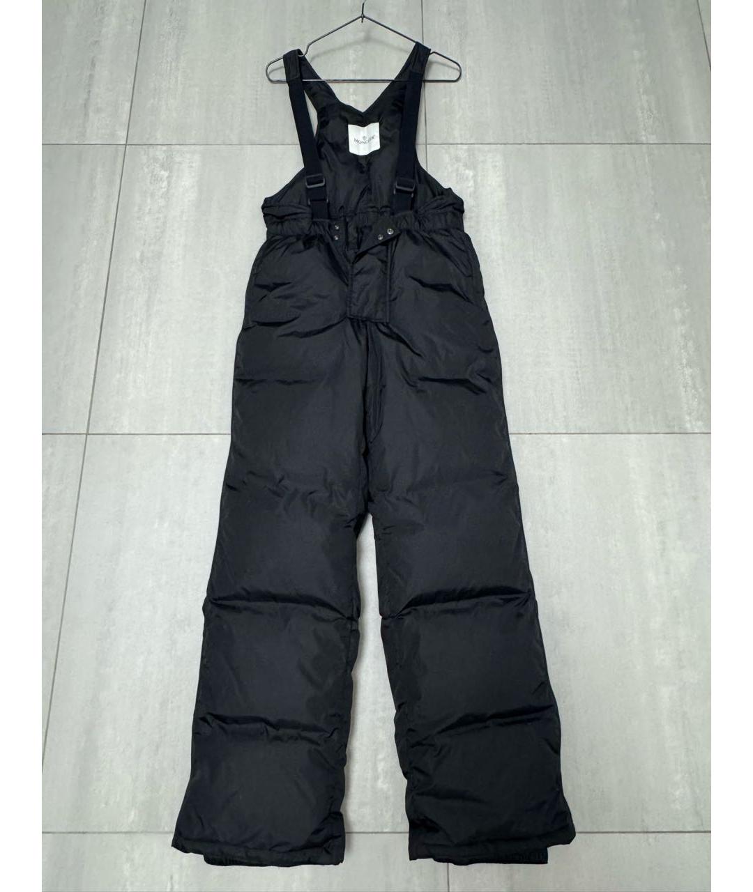 MONCLER Черный полиэстеровый комбинезон, фото 5