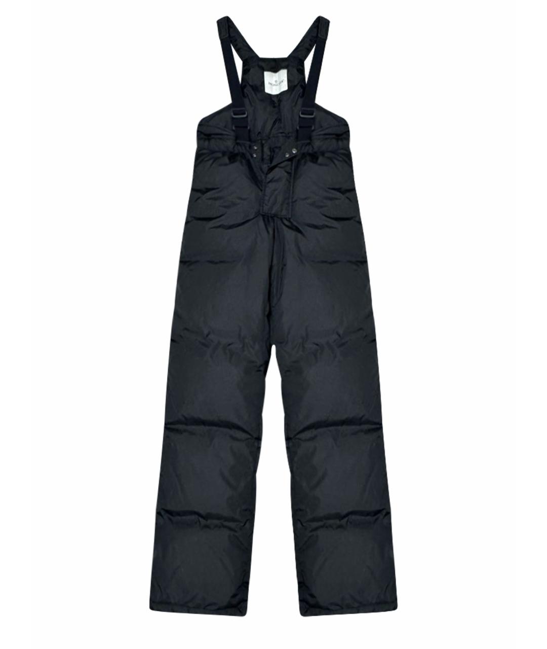 MONCLER Черный полиэстеровый комбинезон, фото 1