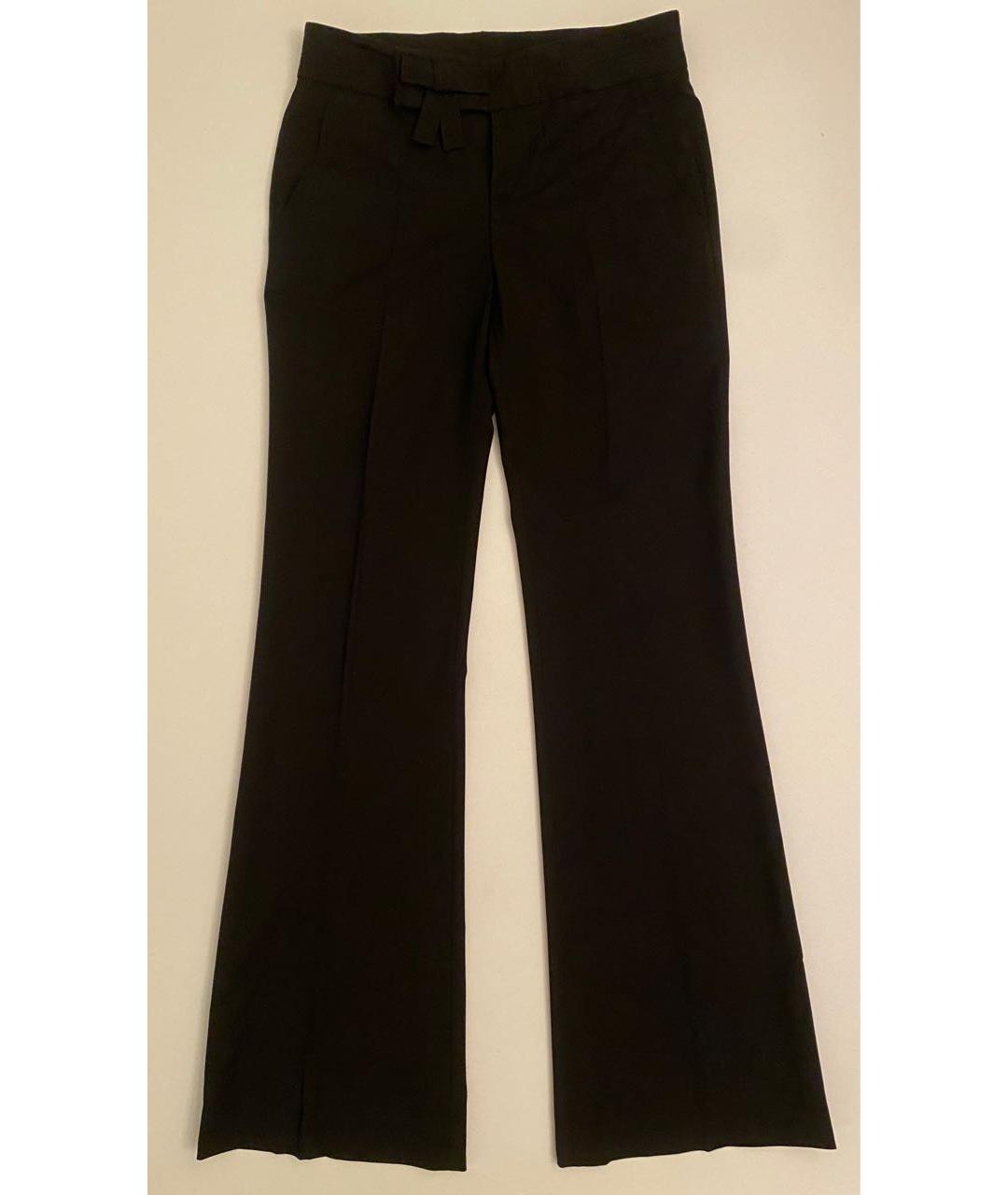 RED VALENTINO Черные брюки широкие, фото 8