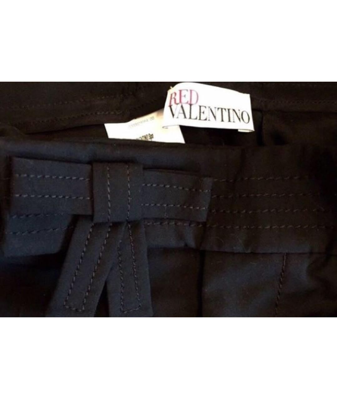 RED VALENTINO Черные брюки широкие, фото 5