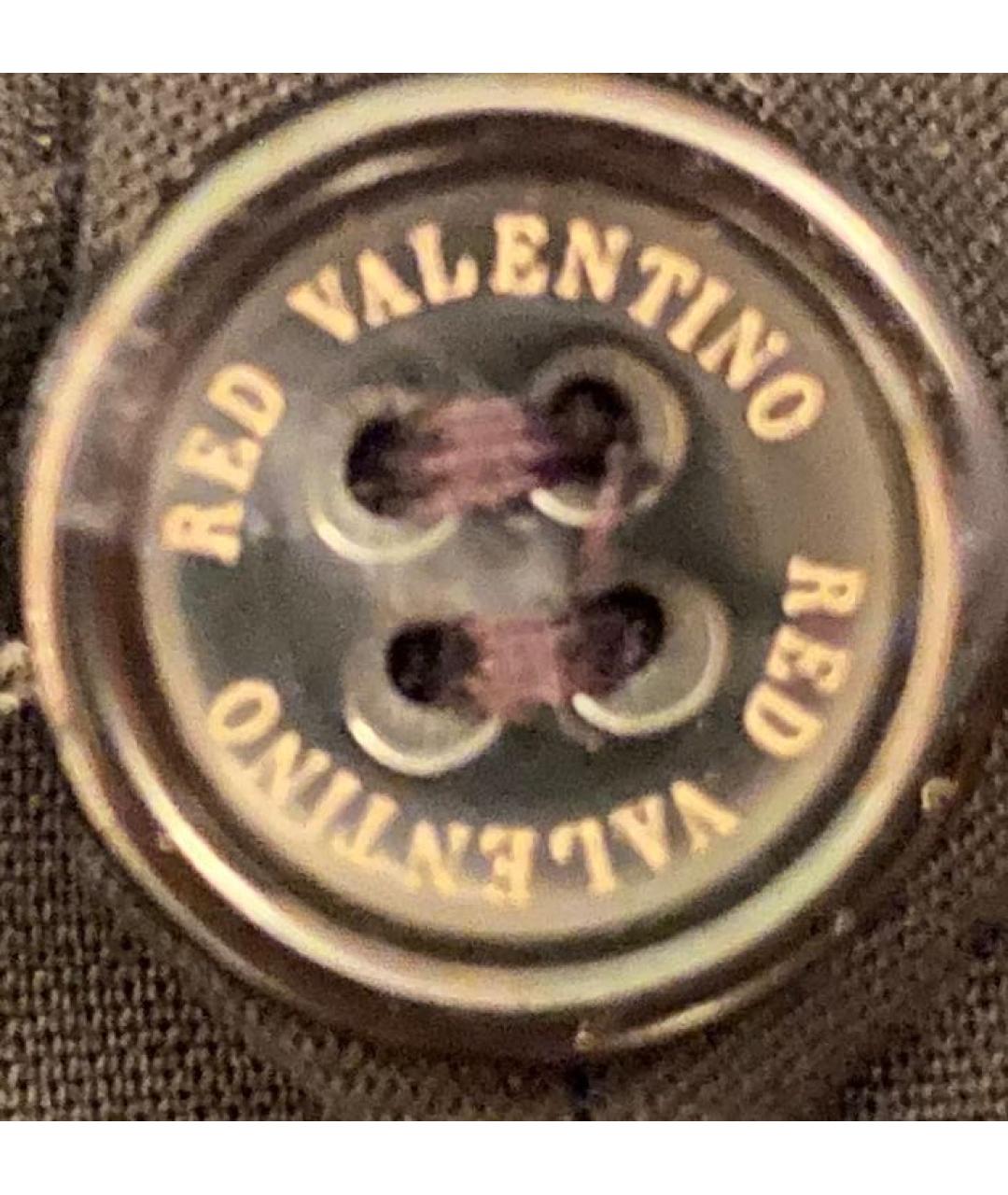 RED VALENTINO Черные брюки широкие, фото 6