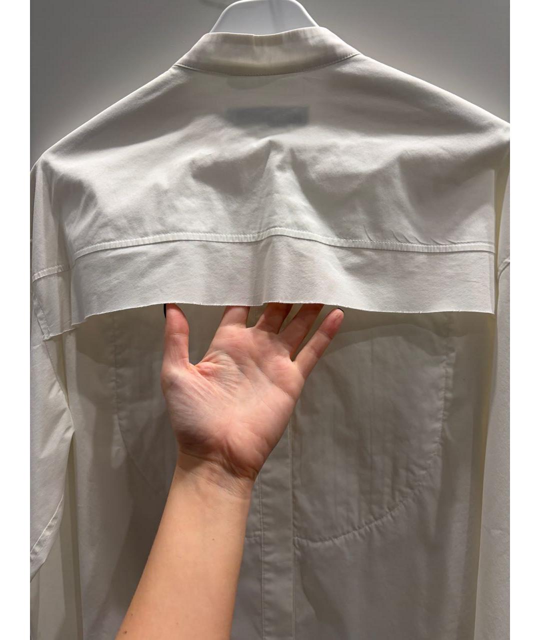 PERVERT Белая хлопковая рубашка, фото 5