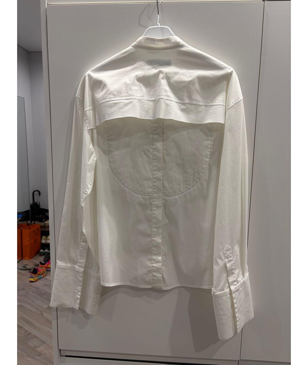 PERVERT Белая хлопковая рубашка, фото 2