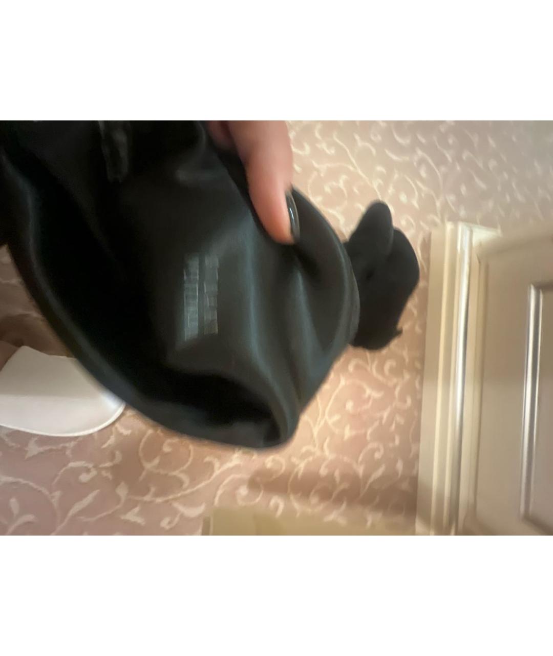 STUART WEITZMAN Черные замшевые ботфорты, фото 7