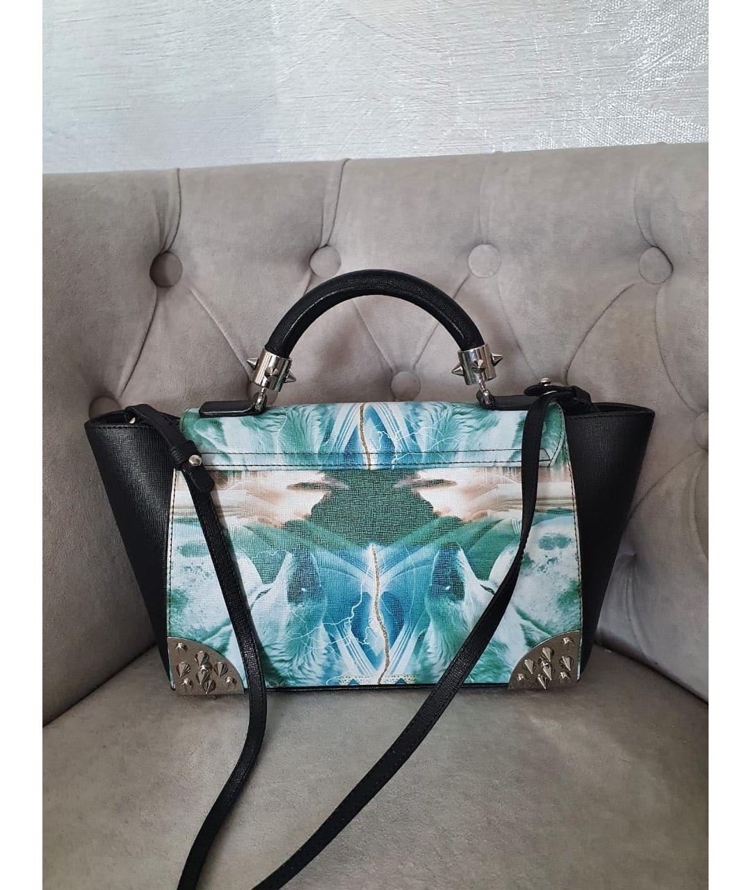 PHILIPP PLEIN Мульти кожаная сумка с короткими ручками, фото 3