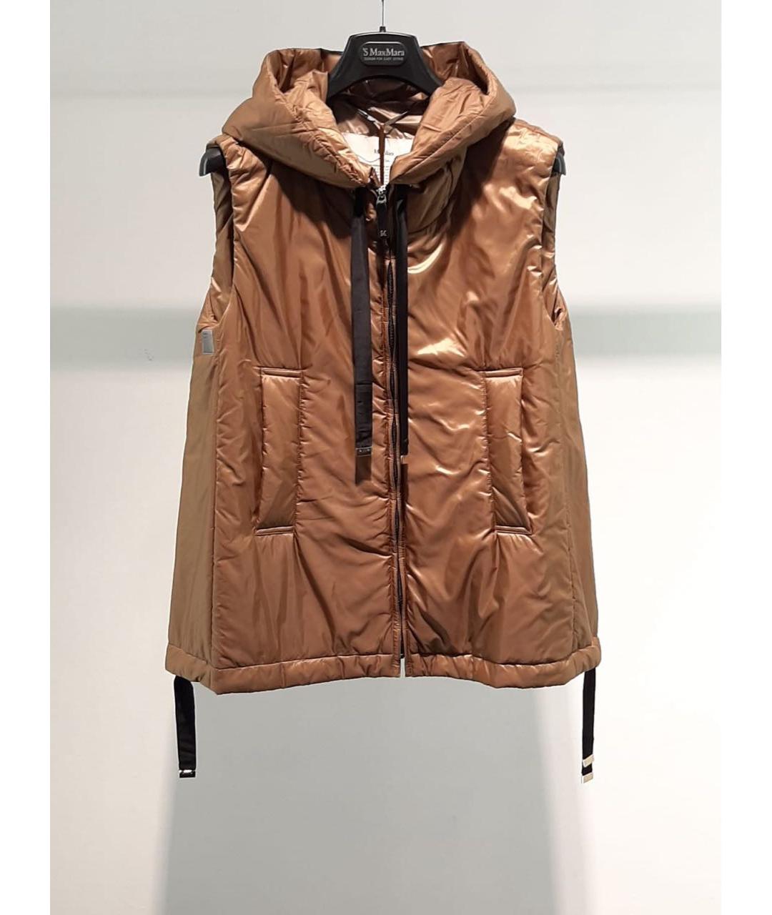 'S MAX MARA Коричневый жилет, фото 3