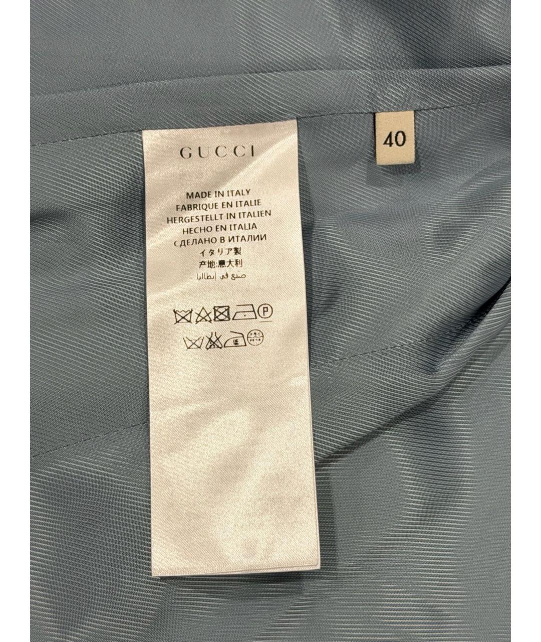 GUCCI Белый вискозный жакет/пиджак, фото 4