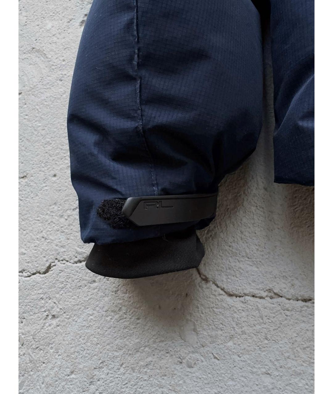 POLO RALPH LAUREN Темно-синий полиамидовый пуховик, фото 8