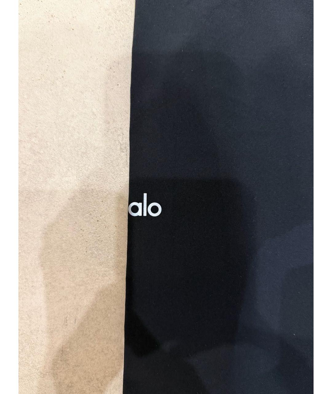 ALO YOGA Черные полиэстеровые спортивные брюки и шорты, фото 5