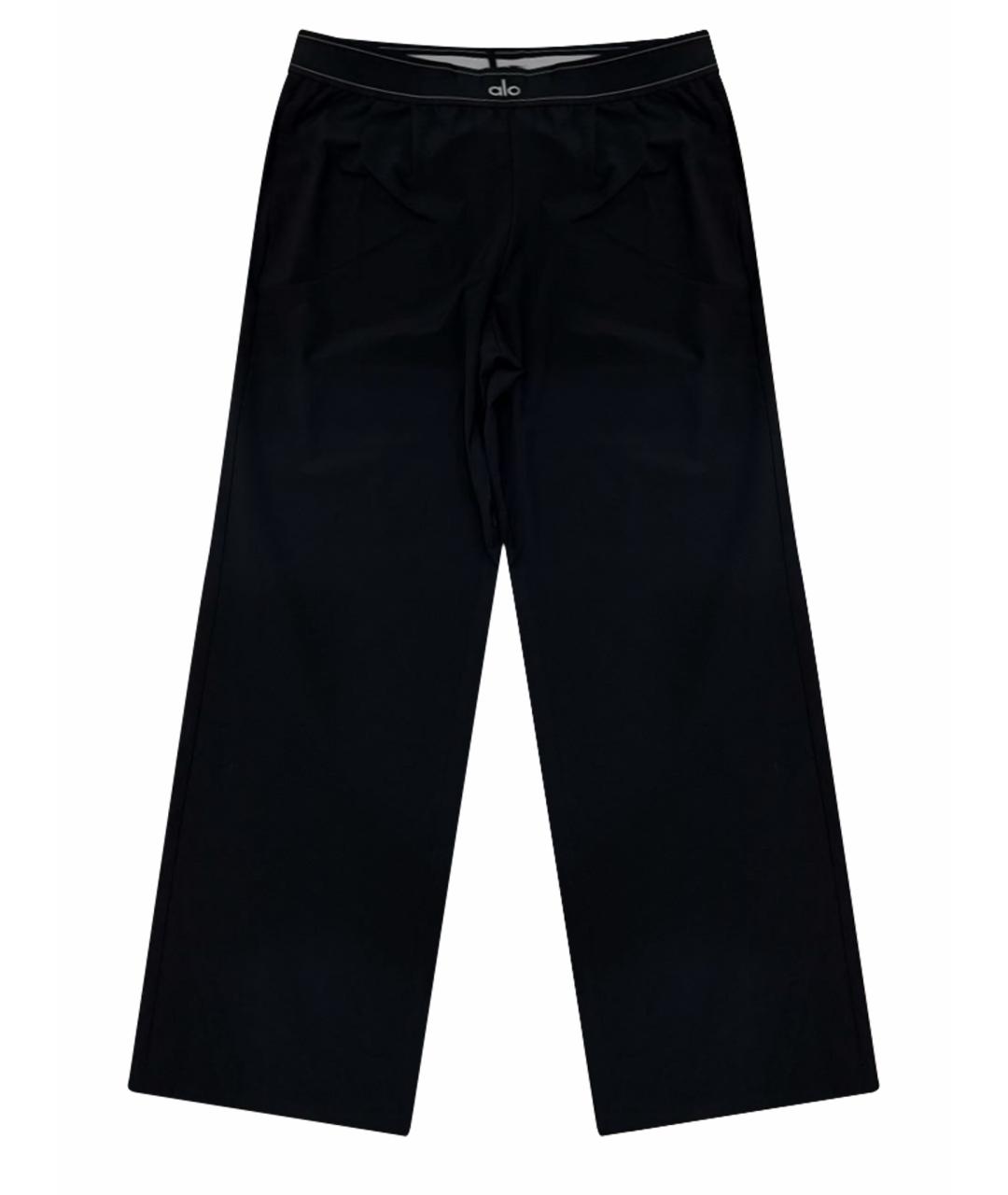 ALO YOGA Черные полиэстеровые спортивные брюки и шорты, фото 1
