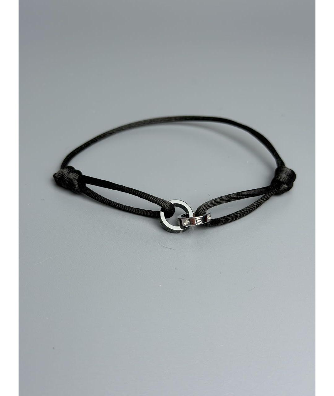 CARTIER Черный браслет из белого золота, фото 6