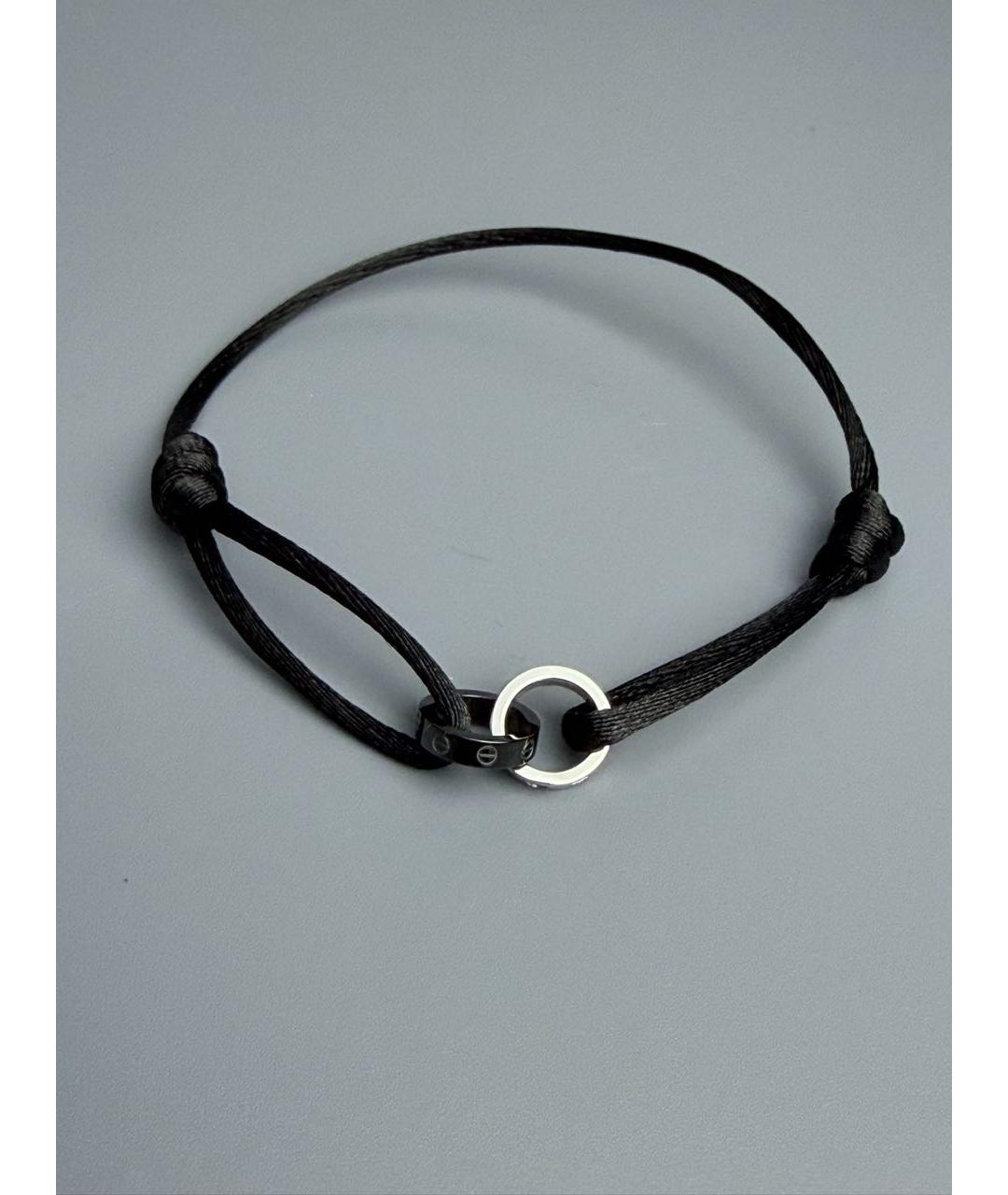 CARTIER Черный браслет из белого золота, фото 7