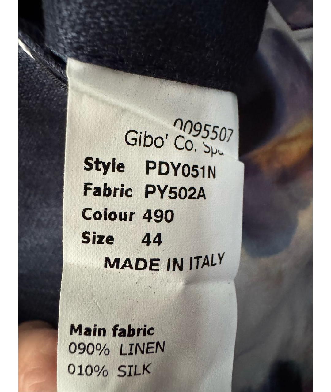 PAUL SMITH Темно-синий льняной жакет/пиджак, фото 7