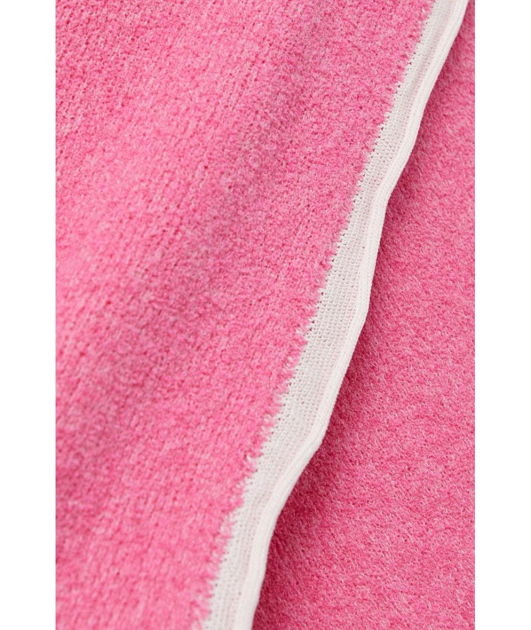 JACQUEMUS Розовая хлопковая юбка мини, фото 5