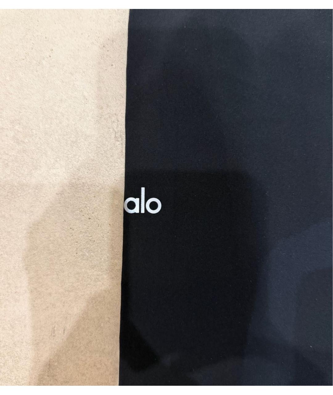 ALO YOGA Черные полиэстеровые спортивные брюки и шорты, фото 7