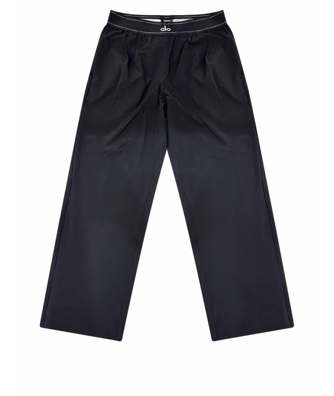 ALO YOGA Черные полиэстеровые спортивные брюки и шорты, фото 1