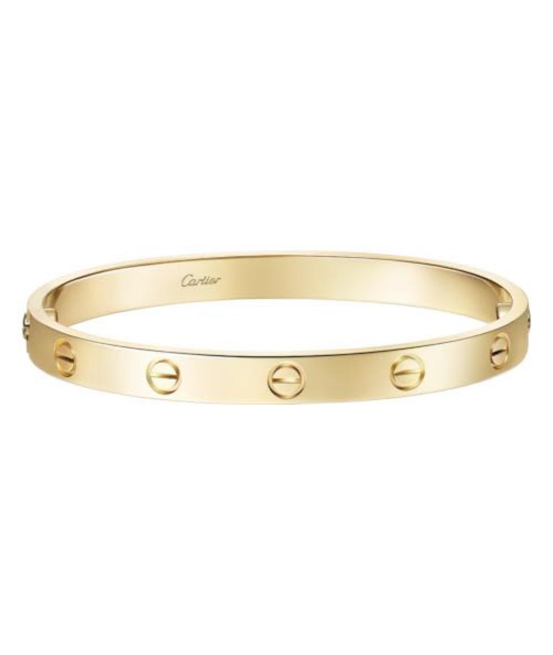 CARTIER Золотой браслет из желтого золота, фото 1