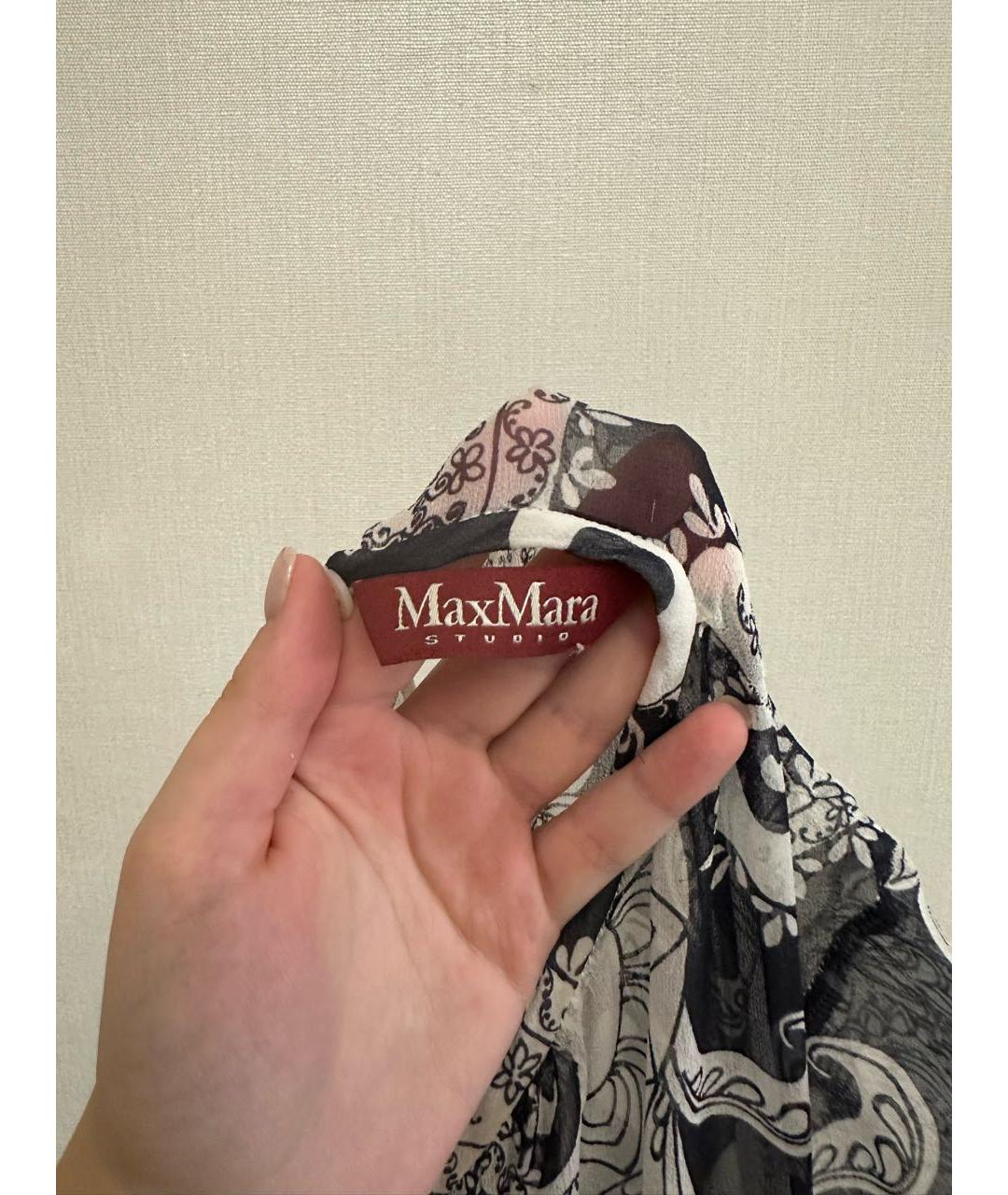 MAX MARA STUDIO Белое повседневное платье, фото 3