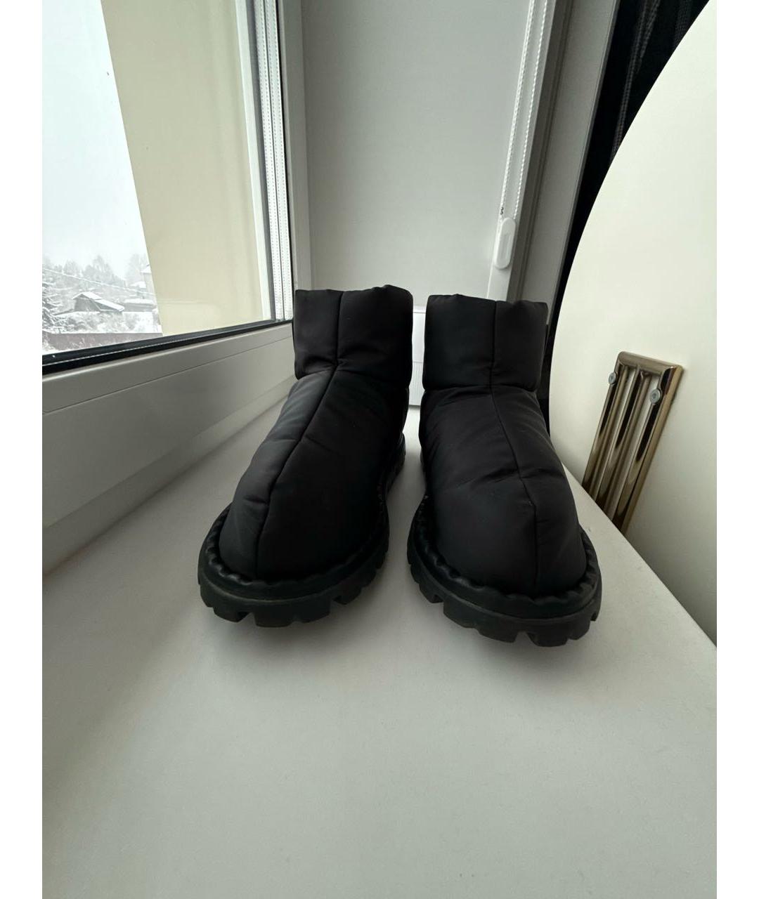 PRADA Черные неопреновые полусапоги, фото 2