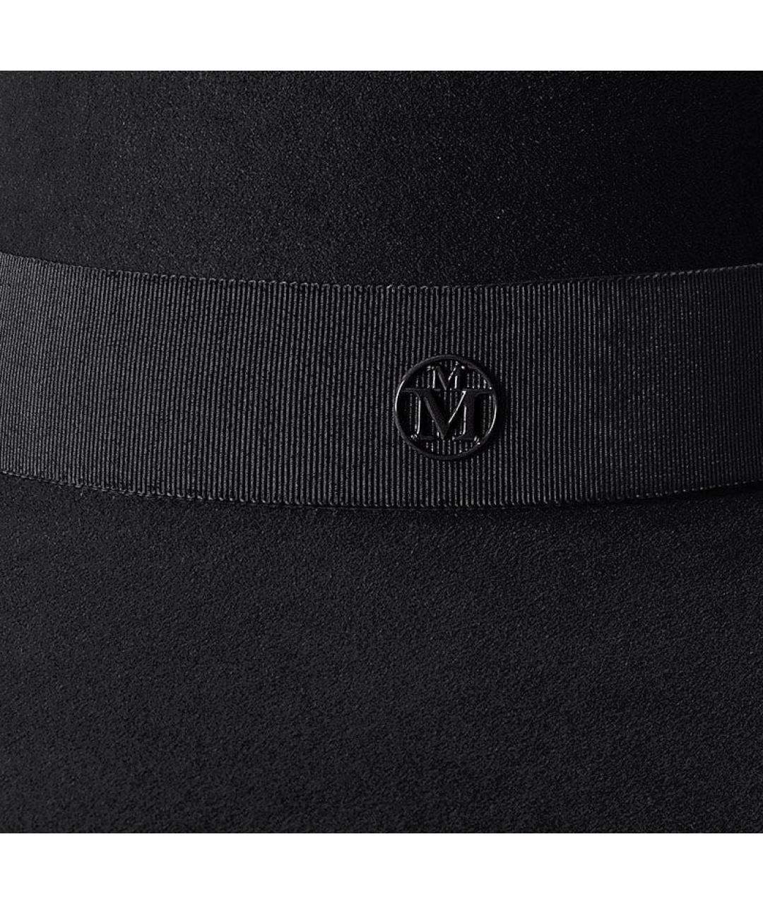 MAISON MICHEL Черная шерстяная шляпа, фото 6