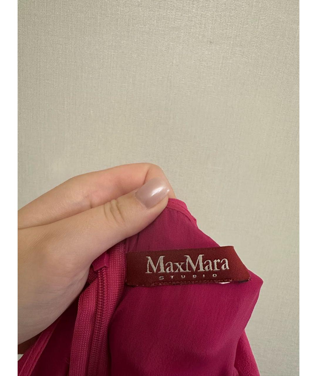 MAX MARA STUDIO Розовое повседневное платье, фото 3