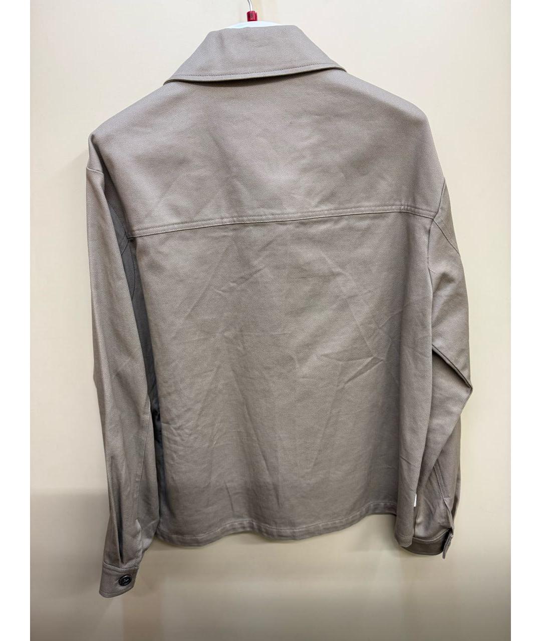 JOHN RICHMOND Бежевая хлопковая куртка, фото 2