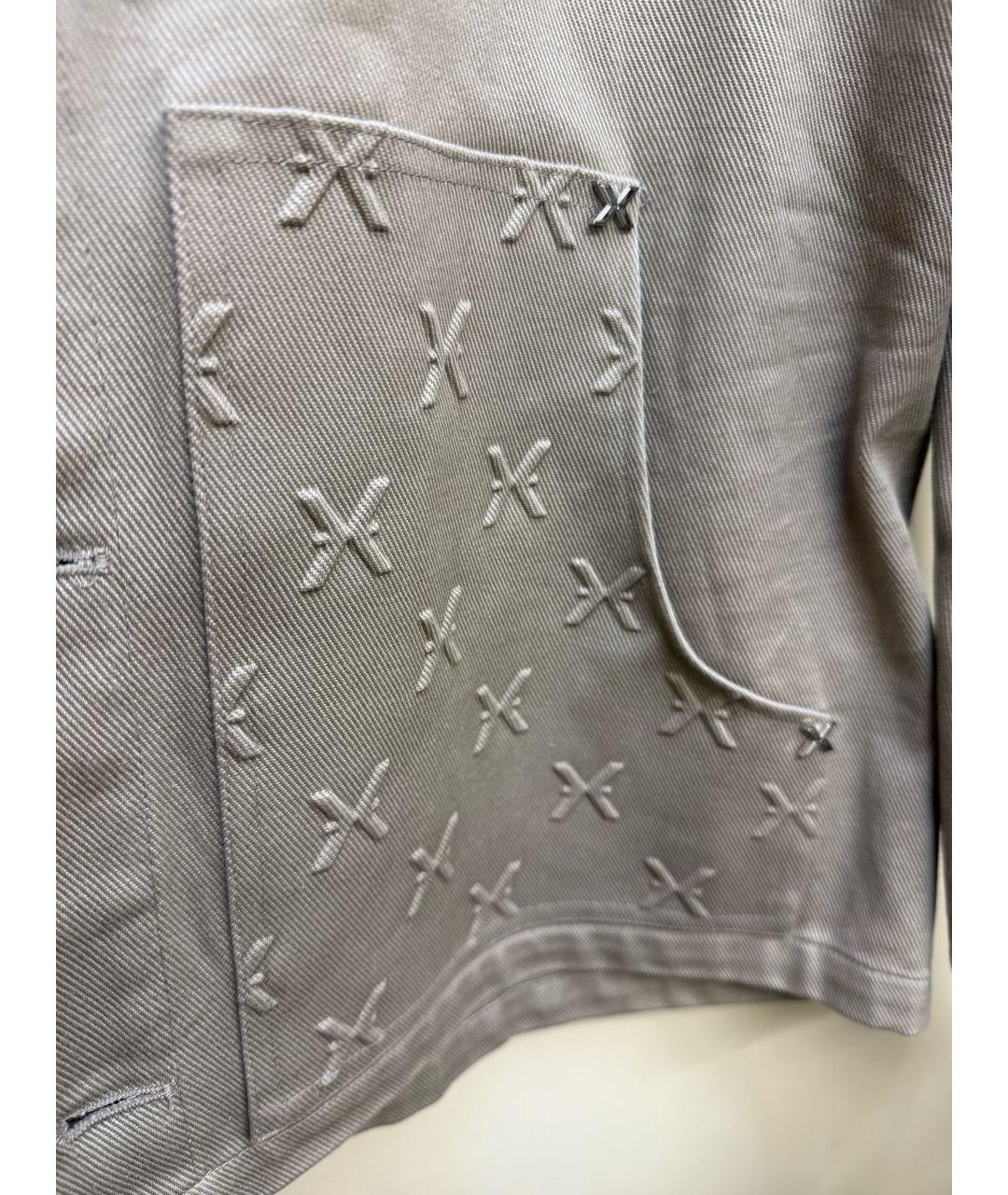 JOHN RICHMOND Бежевая хлопковая куртка, фото 5