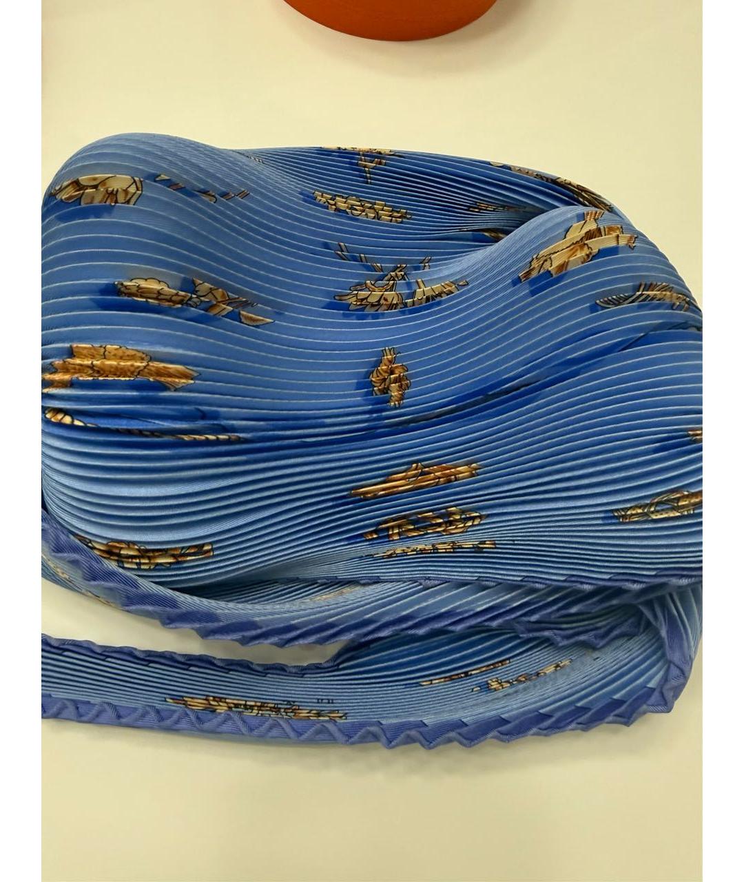 HERMES Мульти шелковый платок, фото 5