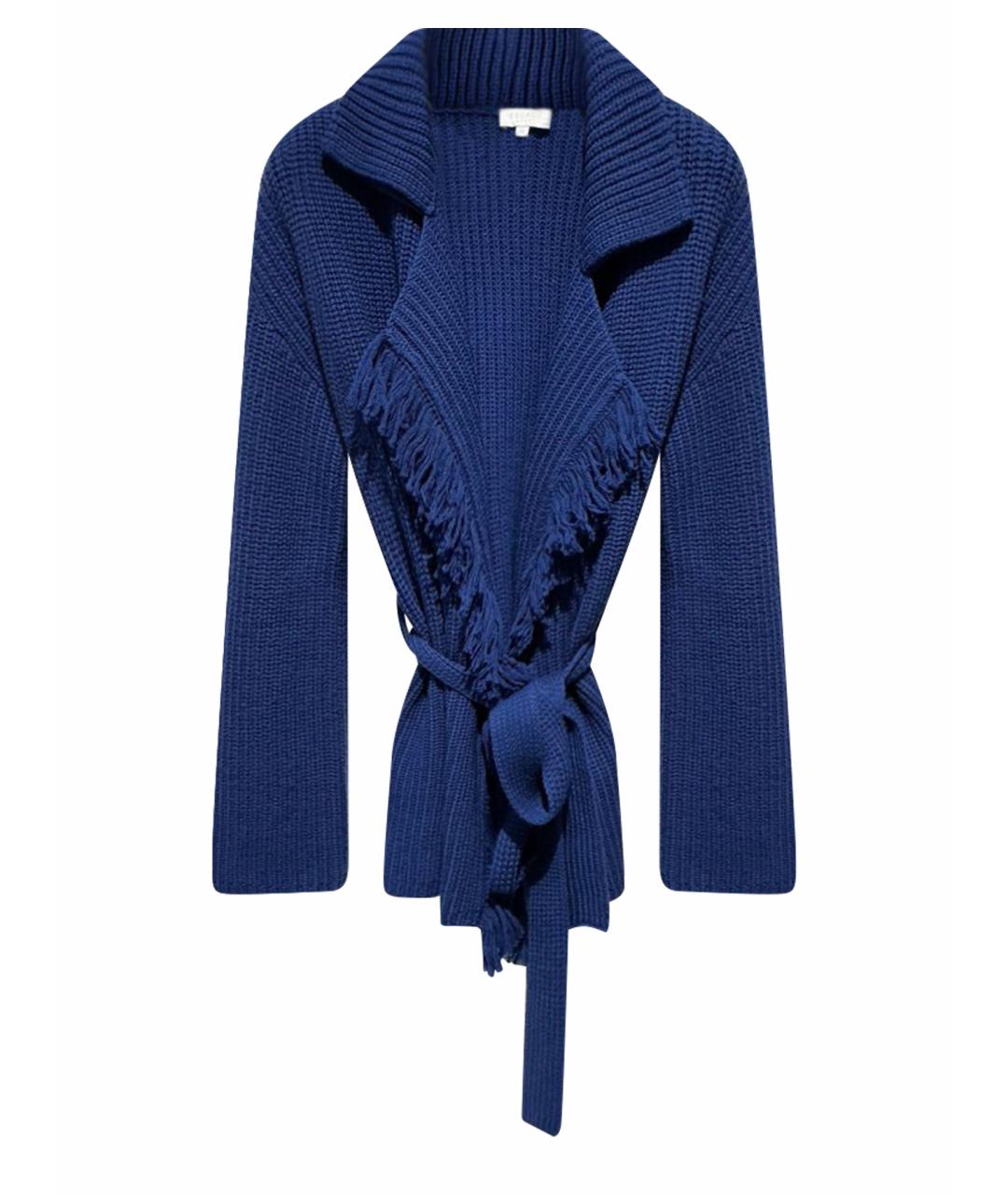 ESCADA Синий шерстяной кардиган, фото 1