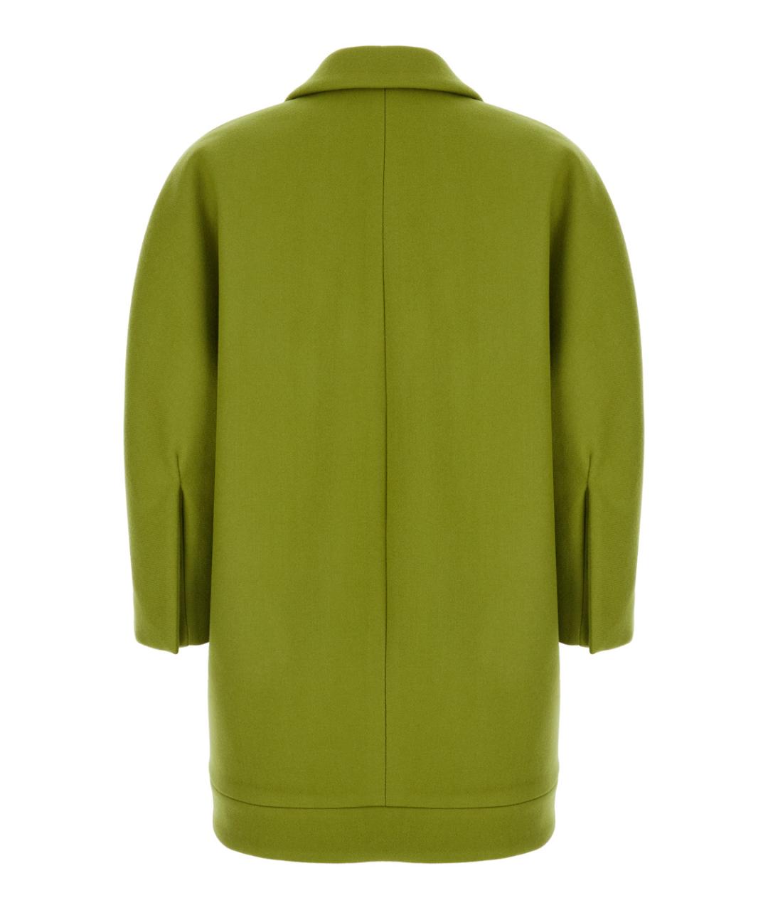 GUCCI Зеленые шерстяное пальто, фото 2