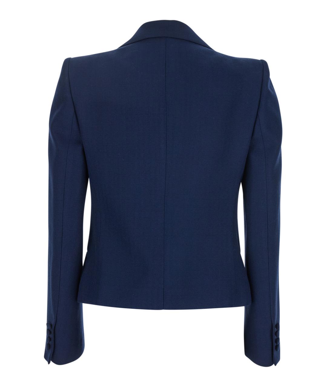 VALENTINO Синий вискозный жакет/пиджак, фото 2