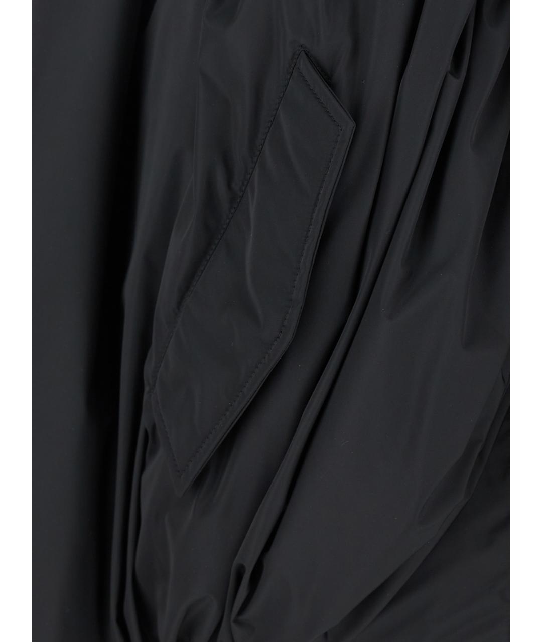 BALENCIAGA Черная полиэстеровая куртка, фото 3