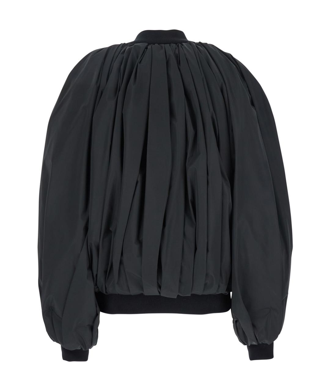 BALENCIAGA Черная полиэстеровая куртка, фото 2