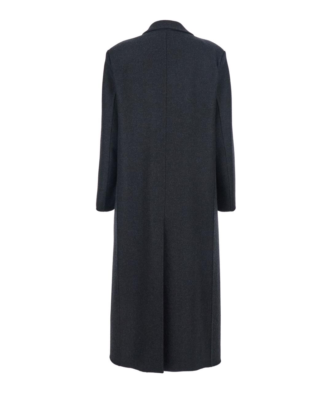 THE ROW Антрацитовое шерстяное пальто, фото 2