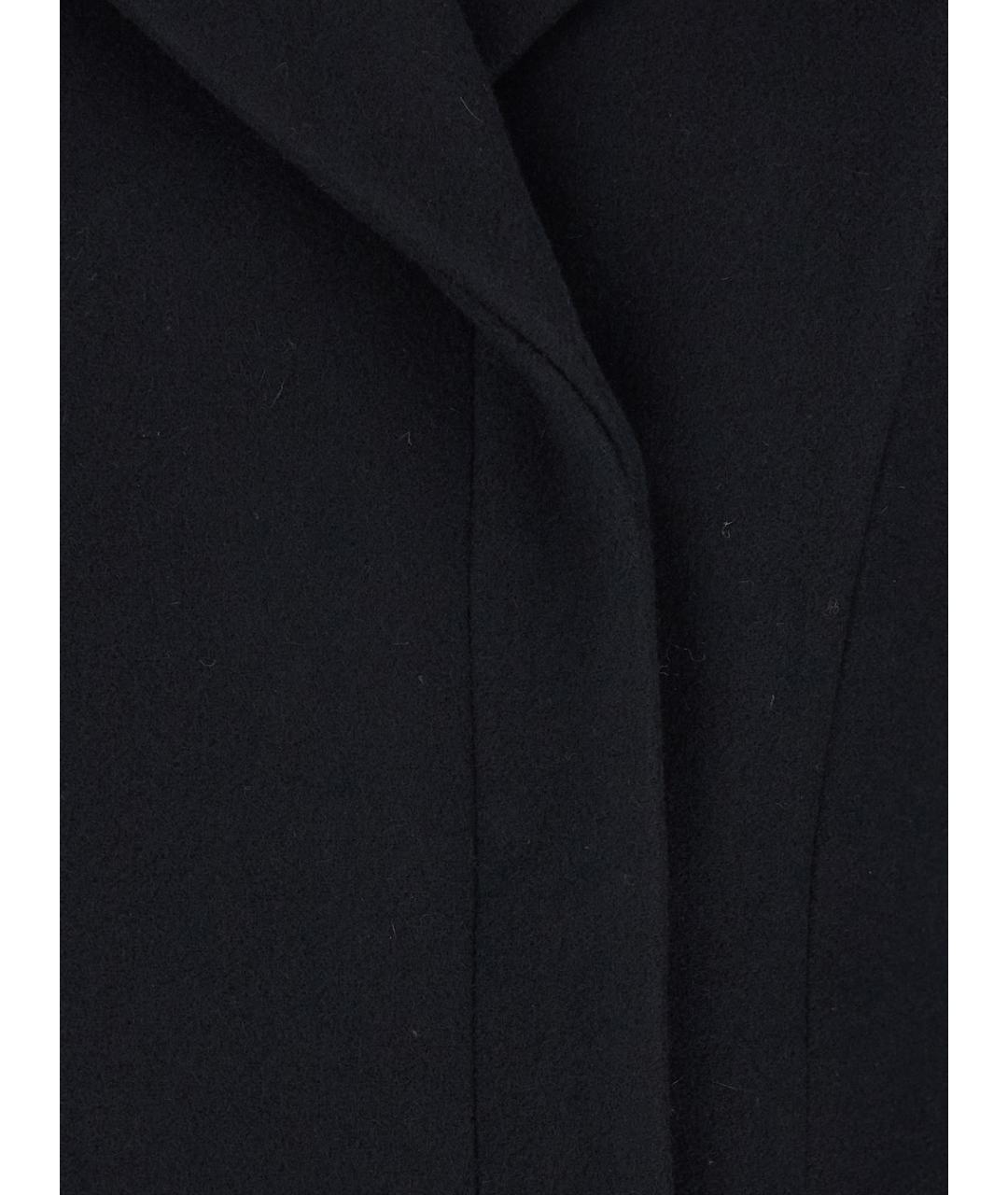 JACQUEMUS Черное шерстяное пальто, фото 3