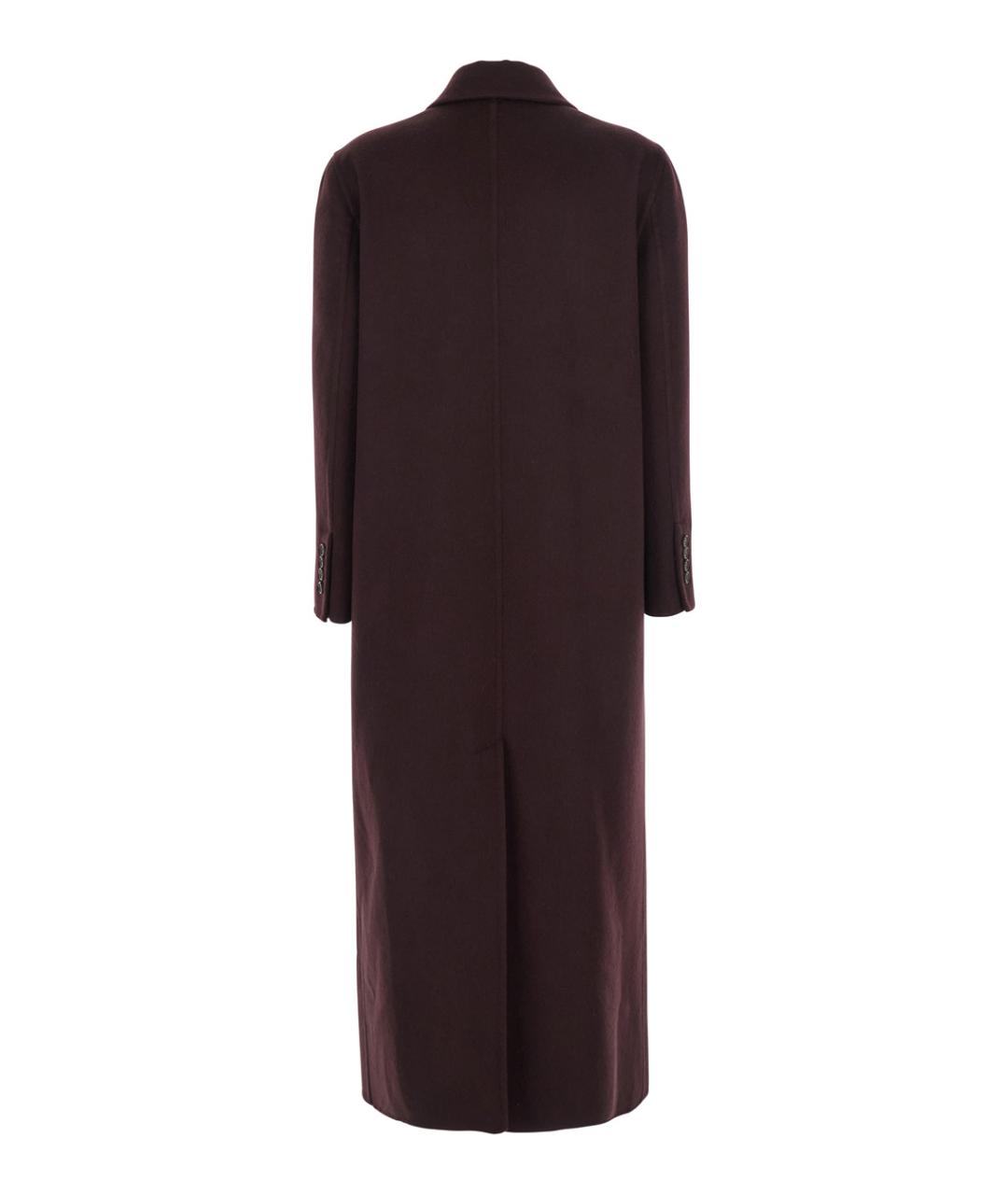 BRUNELLO CUCINELLI Бордовое кашемировое пальто, фото 2