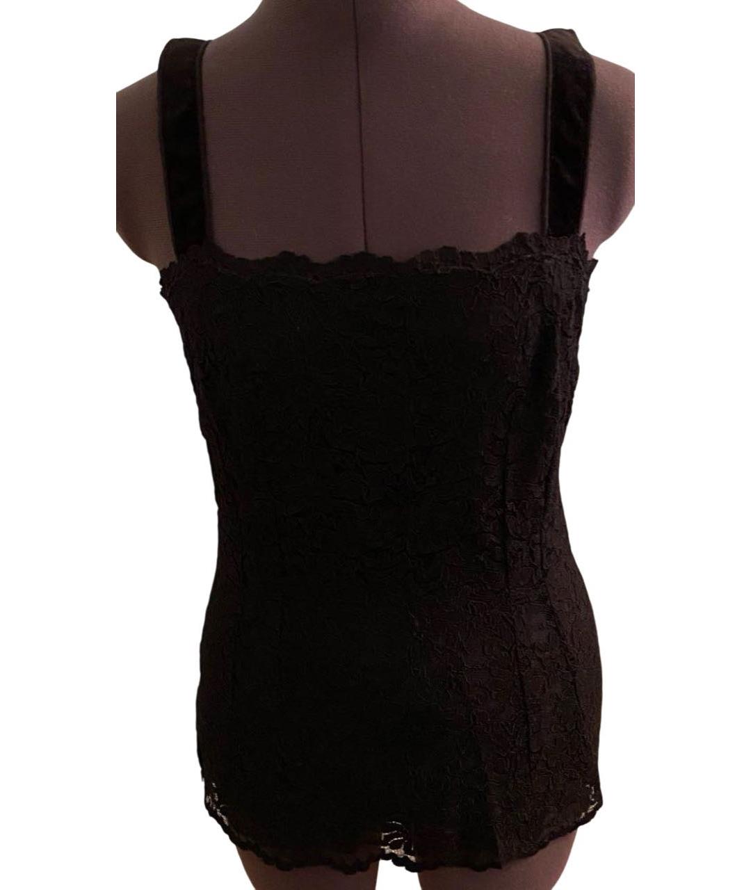 DOLCE&GABBANA Черная майка, фото 5