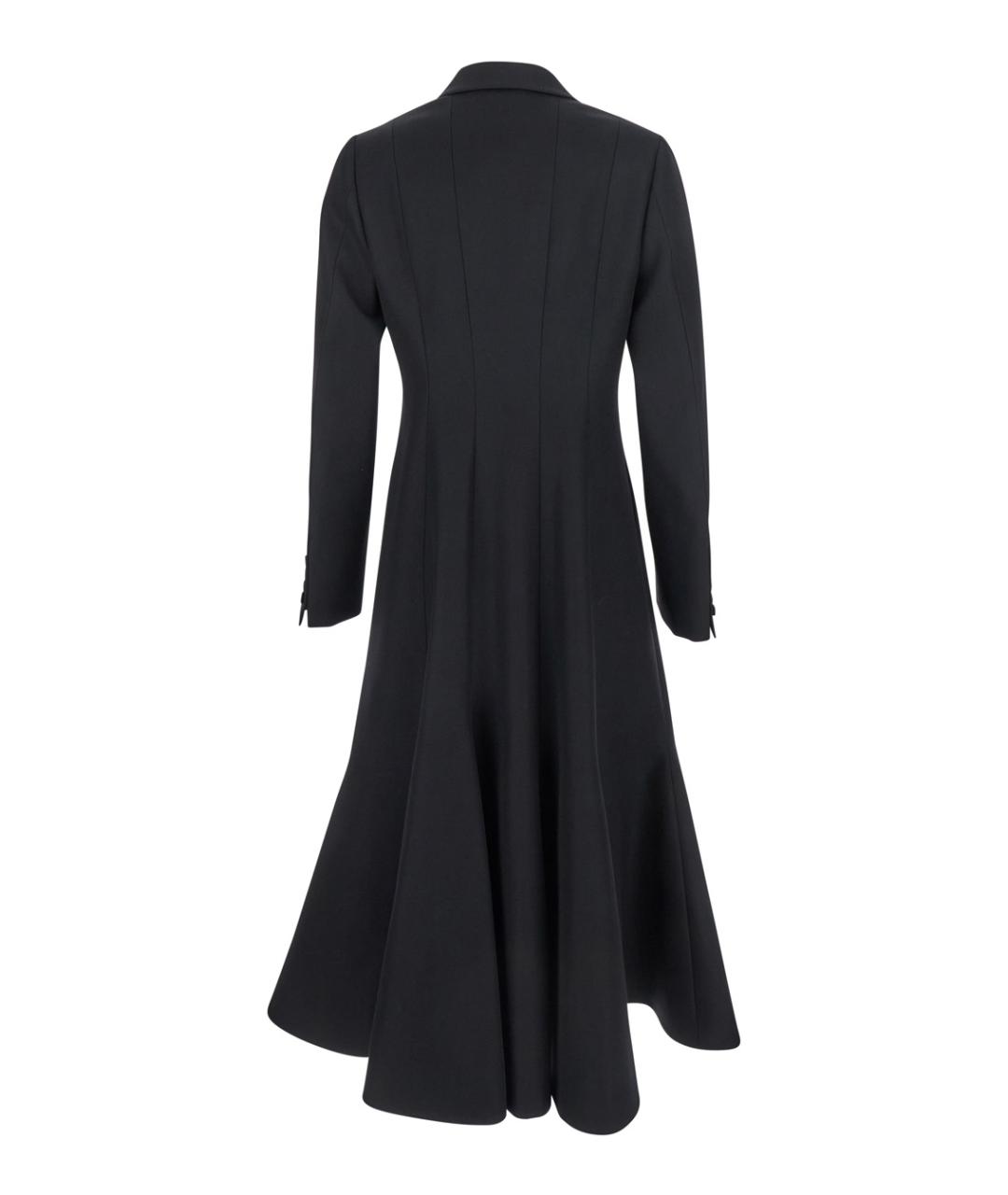 FENDI Черное шерстяное пальто, фото 2