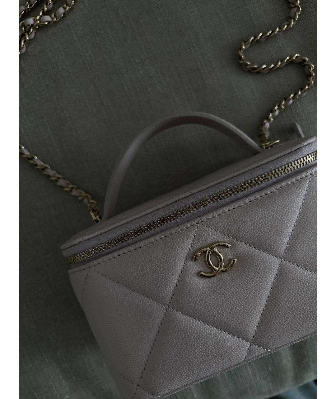 CHANEL Розовая кожаная сумка через плечо, фото 2