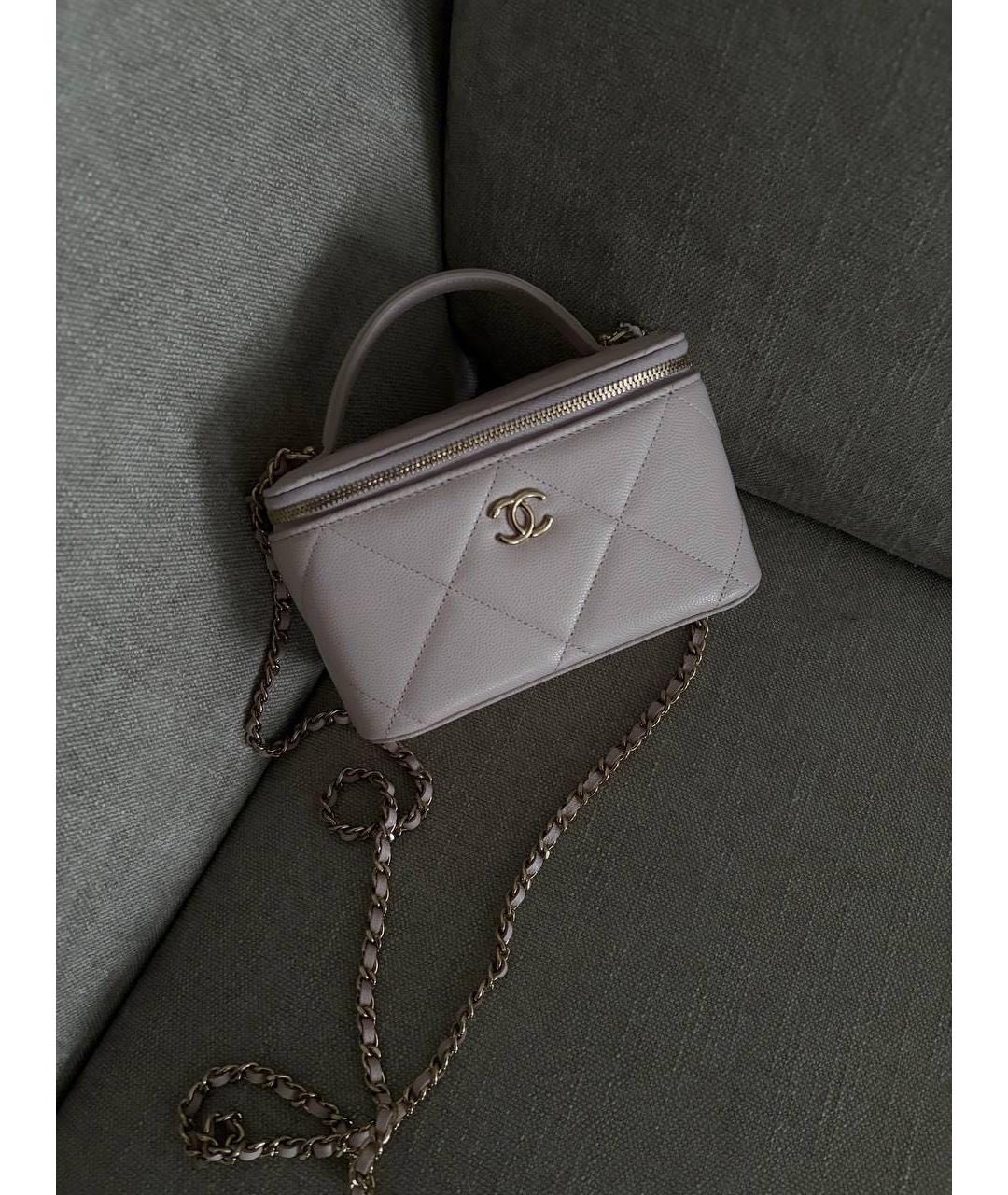 CHANEL Розовая кожаная сумка через плечо, фото 3