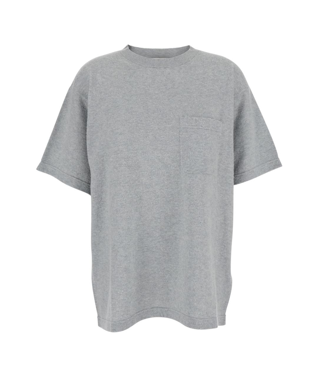 THE ROW Серая хлопковая футболка, фото 1