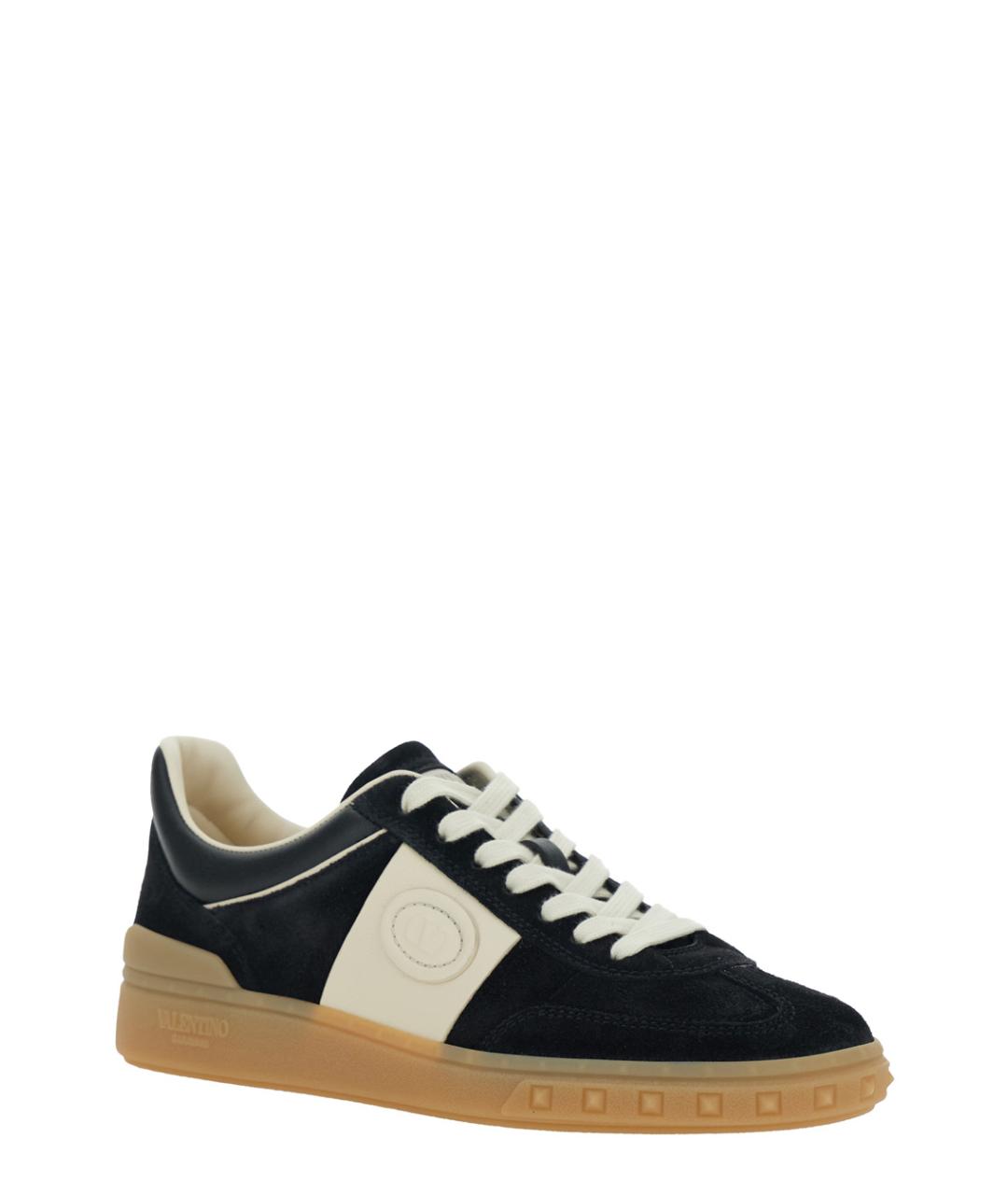 VALENTINO Черные замшевые кеды, фото 2