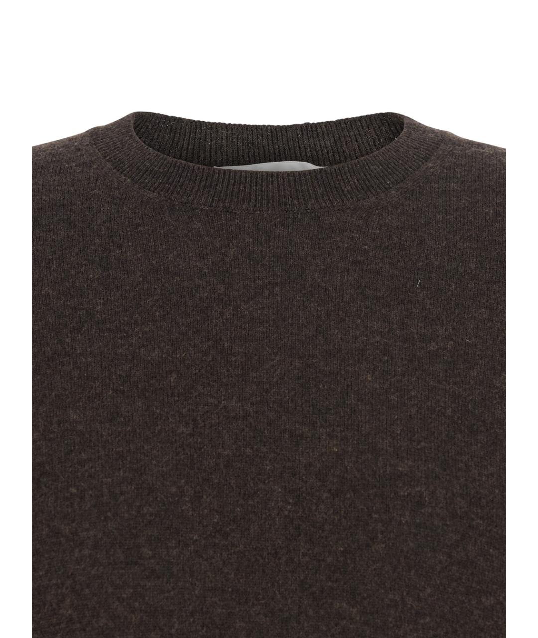 THE ROW Коричневый кашемировый джемпер / свитер, фото 3