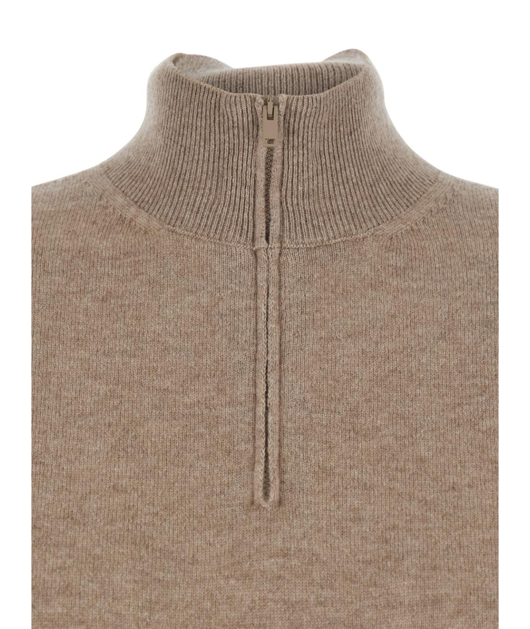 THE ROW Бежевый кашемировый джемпер / свитер, фото 3
