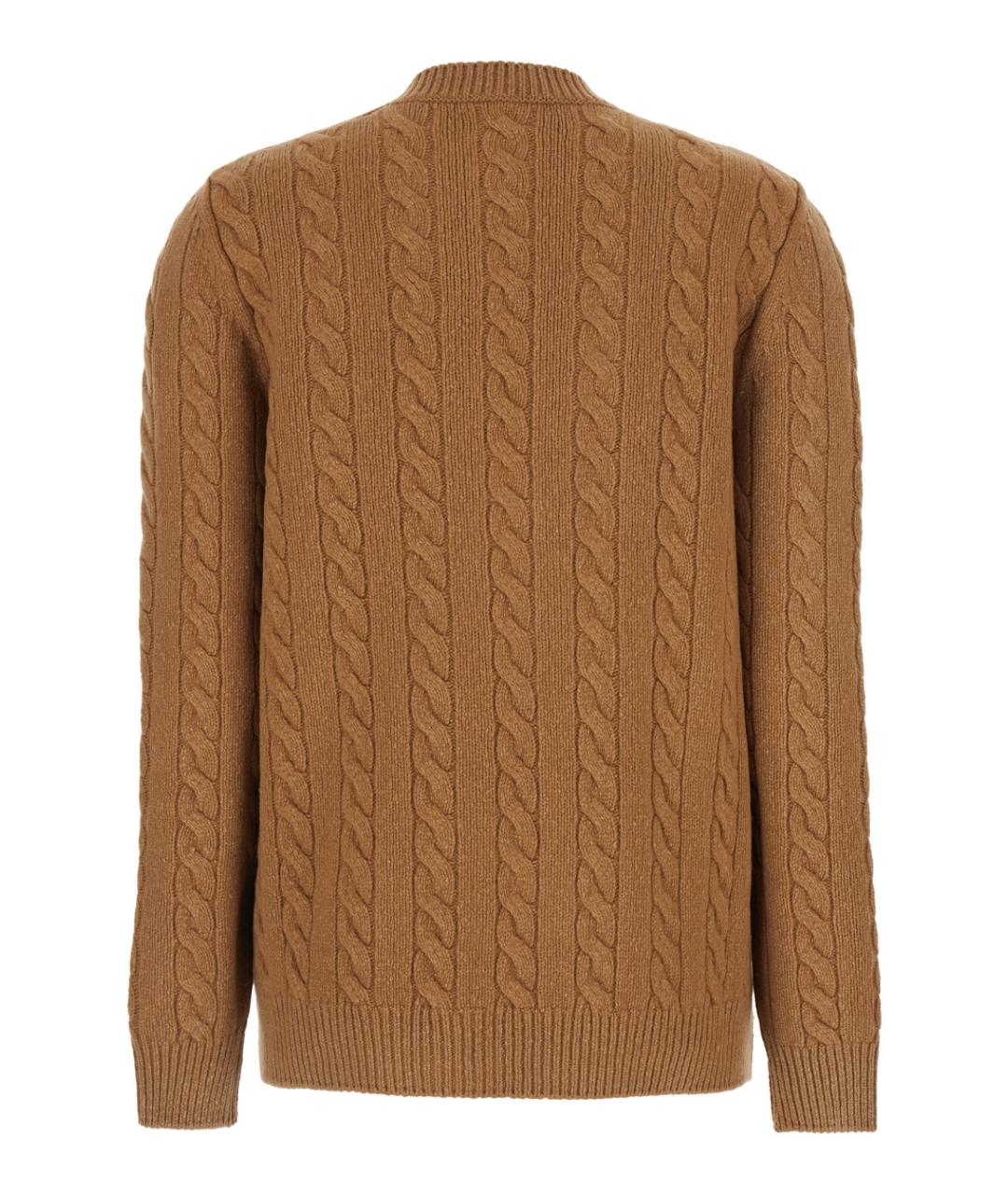 THE ROW Бежевый шерстяной кардиган, фото 2