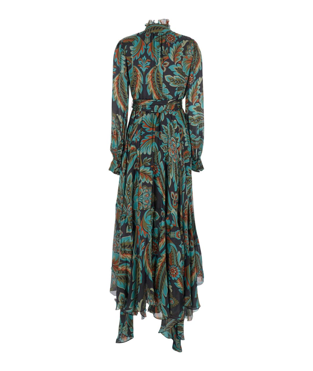 ETRO Мульти шелковое повседневное платье, фото 2