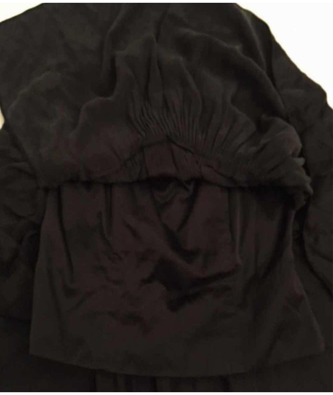 ALICE+OLIVIA Черная шелковая майка, фото 3