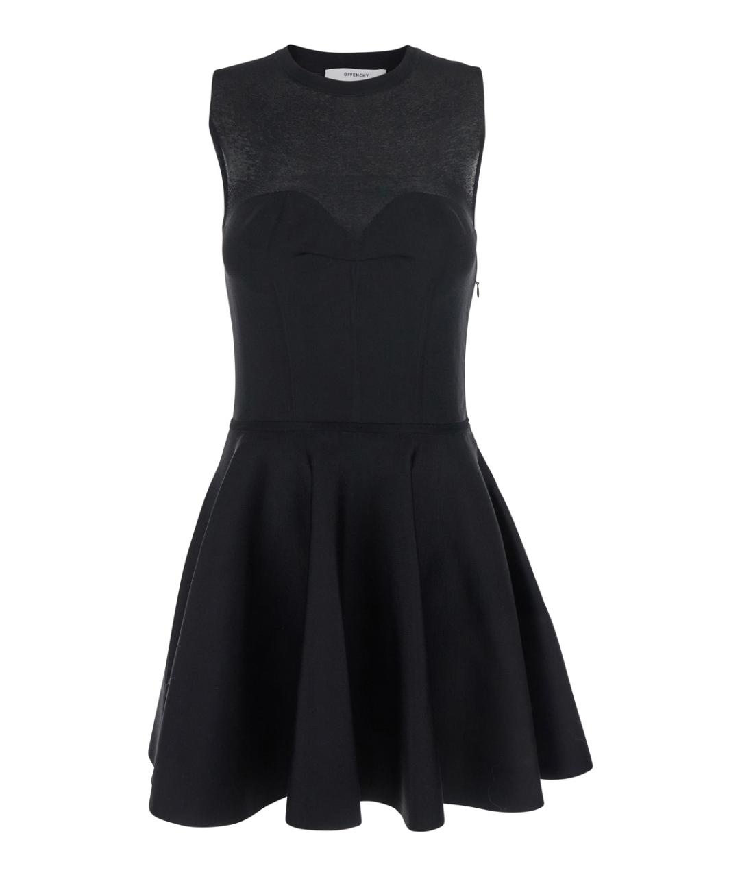 GIVENCHY Черное вискозное коктейльное платье, фото 1
