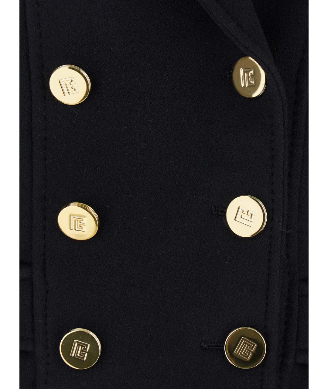 BALMAIN Черный шерстяной жакет/пиджак, фото 3